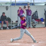 Otto Rattler Cruz Allen swings for the fences. Stephanie Tolman