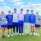 Greybull-Riverside’s state golf team stands for a group photograph at the Purple Sage Golf Course in Evanston last week. From left, Makinli Mowery, Brendyn DeShazer, Aaron Corral, William Preator, Tristan Crabtree, Marshall Brown, and Shelby Hunt. Photo courtesy of Logan Burningham