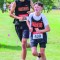 Burlington Husky Cross Country team members Brian O’Barr and Tanner Dunlap at the Lander meet last week. Amy Hoyt